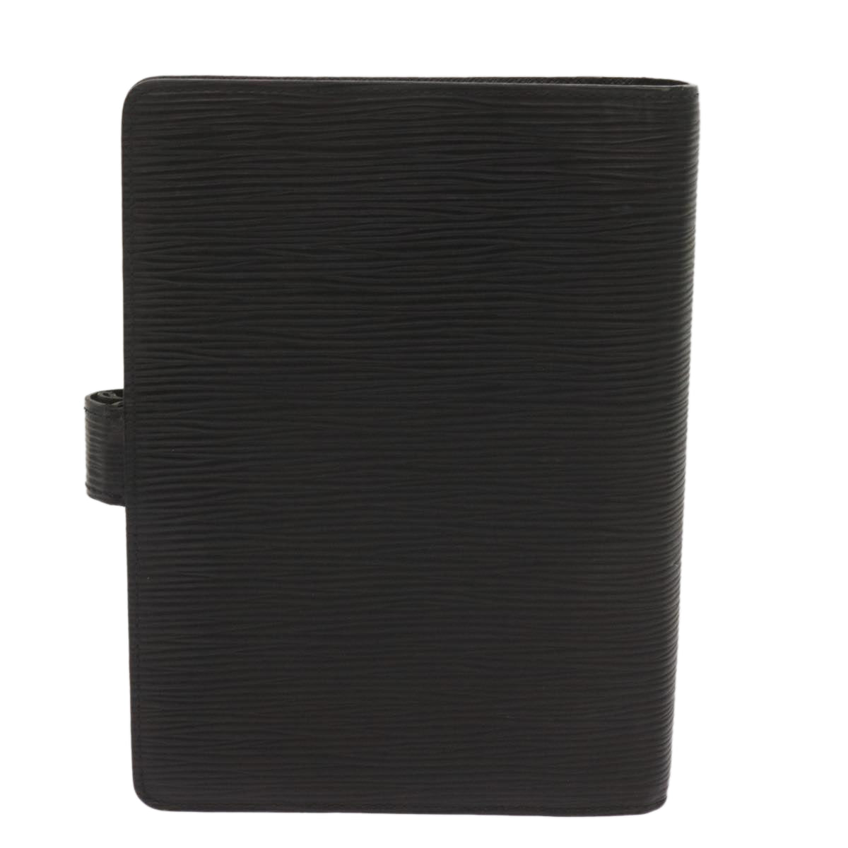 Louis Vuitton Agenda Mm Black Leather Wallet