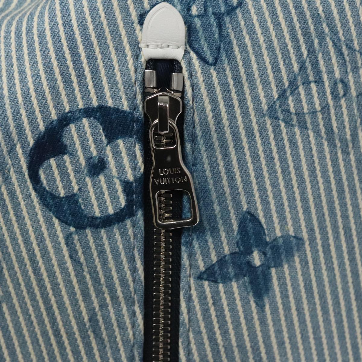 Louis Vuitton Marin Blue Canvas Shoulder Bag