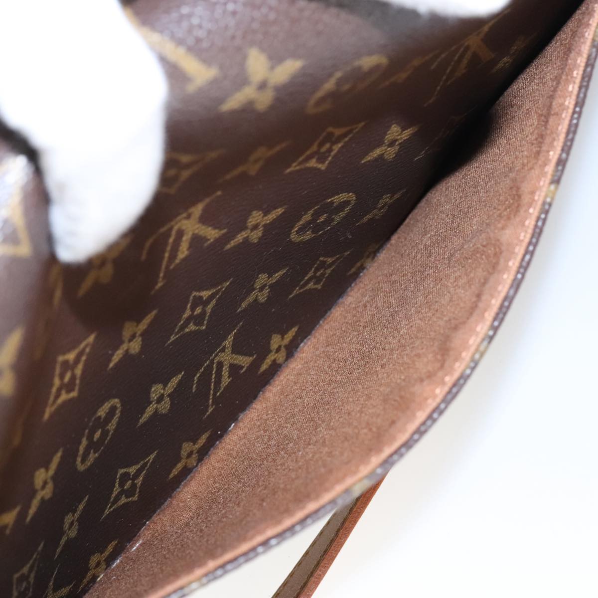 Louis Vuitton Sologne Brown Canvas Shoulder Bag