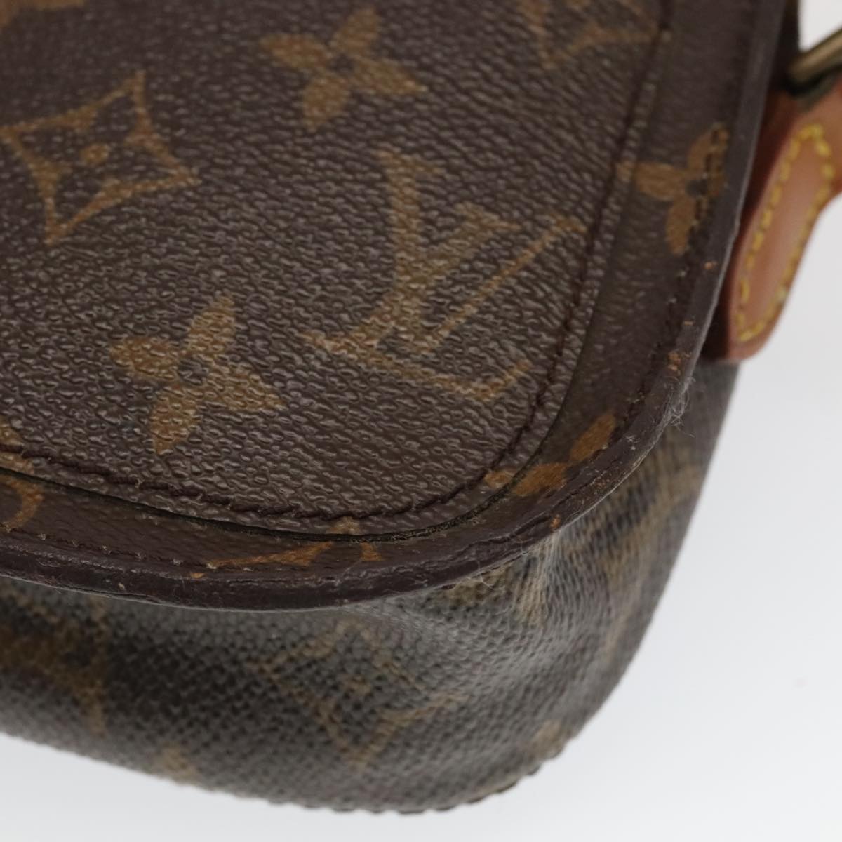 Louis Vuitton Saint Cloud Brown Canvas Shoulder Bag