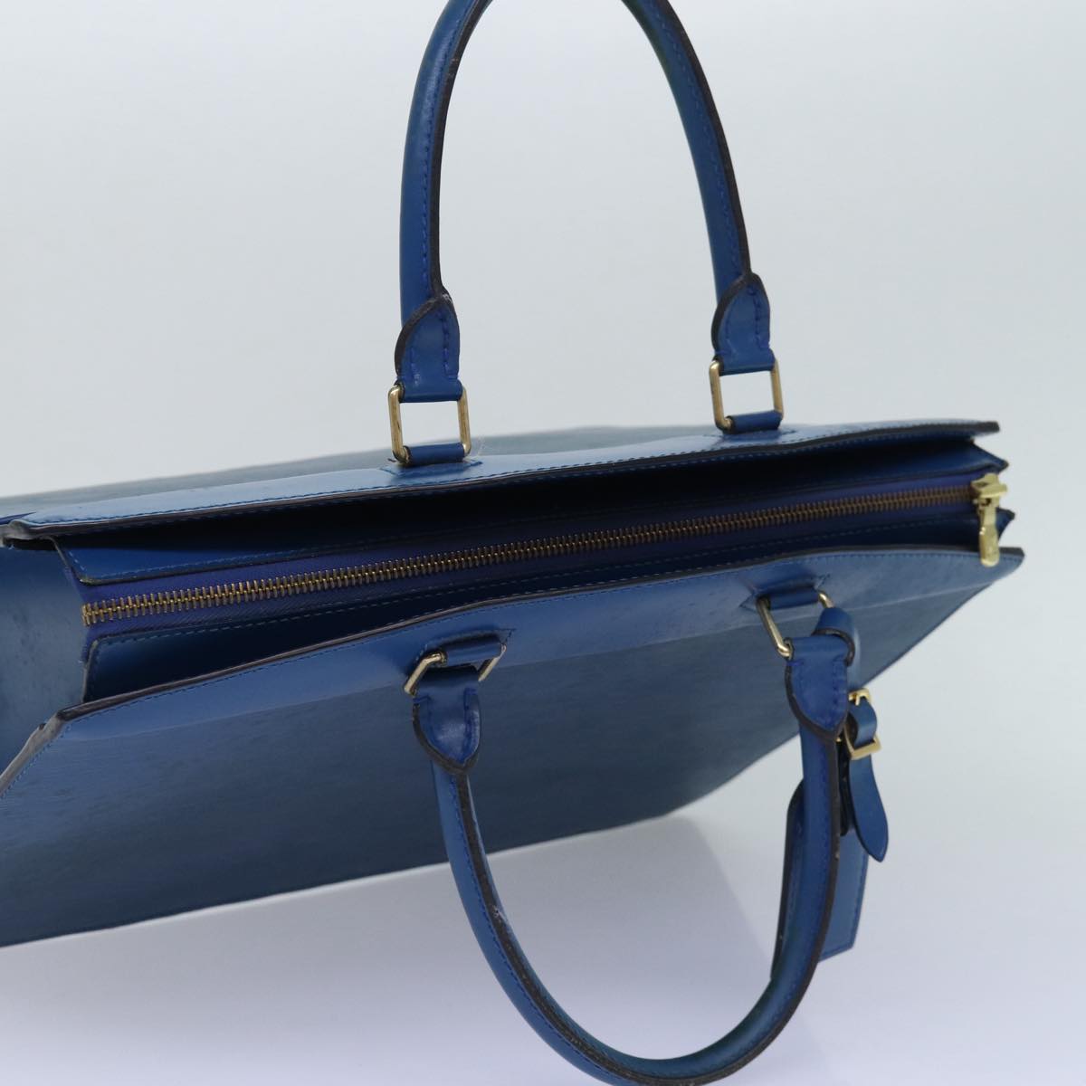 Louis Vuitton Riviera Blue Leather Handbag