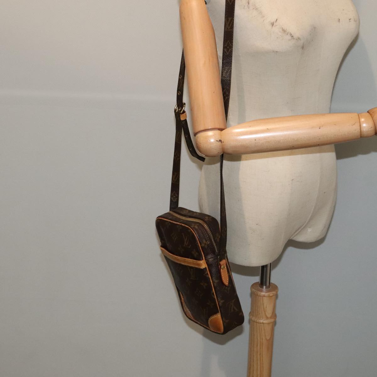 Louis Vuitton Danube Brown Canvas Shoulder Bag