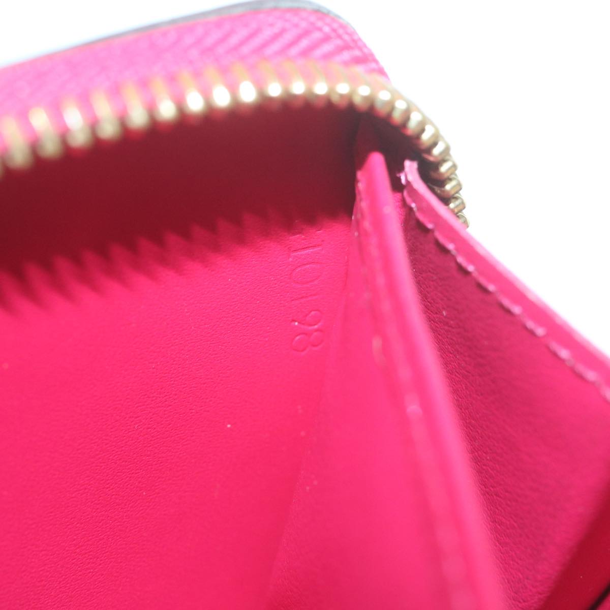 Louis Vuitton Zippy Wallet Pink Patent Leather Wallet