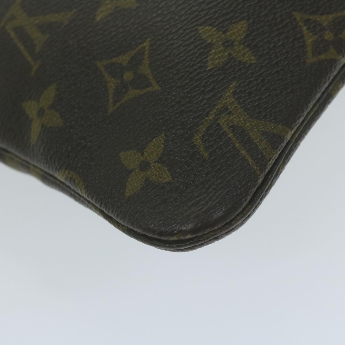 Louis Vuitton Pochette Brown Canvas Clutch Bag