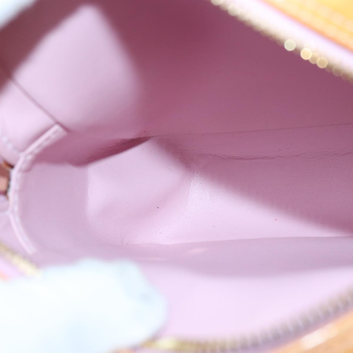 Louis Vuitton Wooster Beige Patent Leather Shoulder Bag