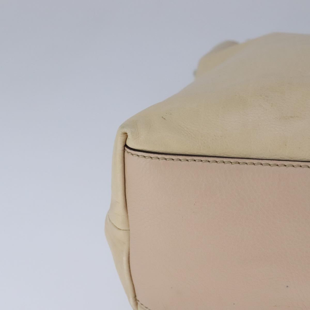 Gucci Hobo Beige Leather Shoulder Bag