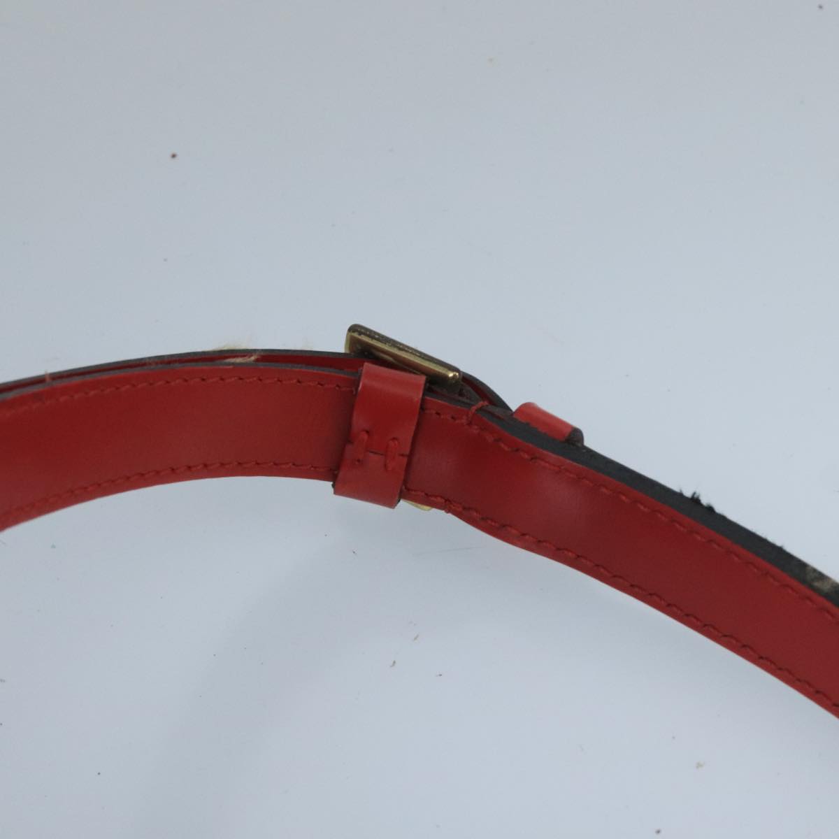 Louis Vuitton Noe Red Leather Shoulder Bag