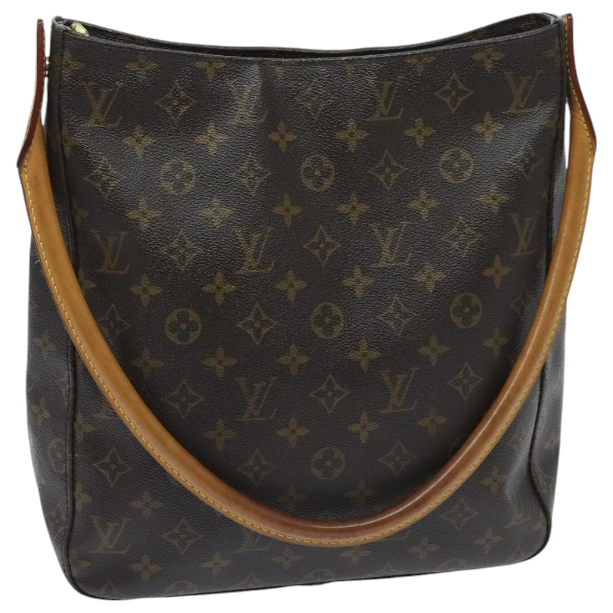 Louis Vuitton Looping Gm Brown Canvas Shoulder Bag