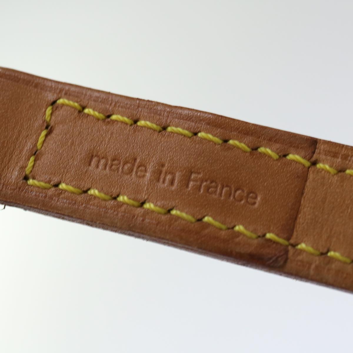 Louis Vuitton Bandoulière De Sac Beige Leather Bag Jewelry