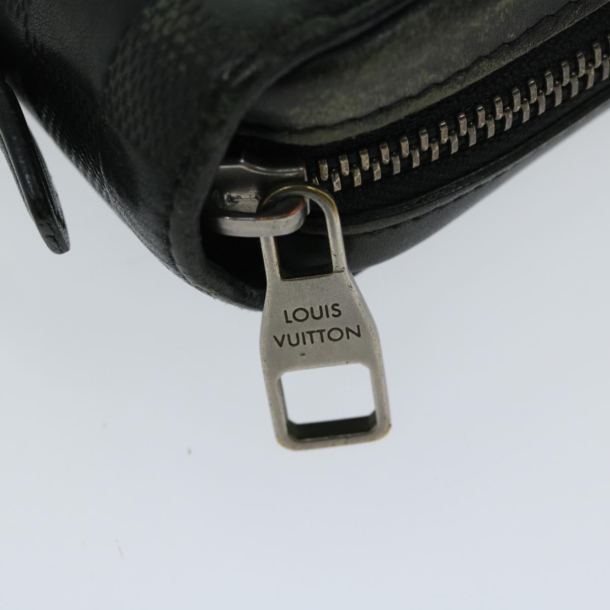 Louis Vuitton Zippy Xl Black Leather Wallet