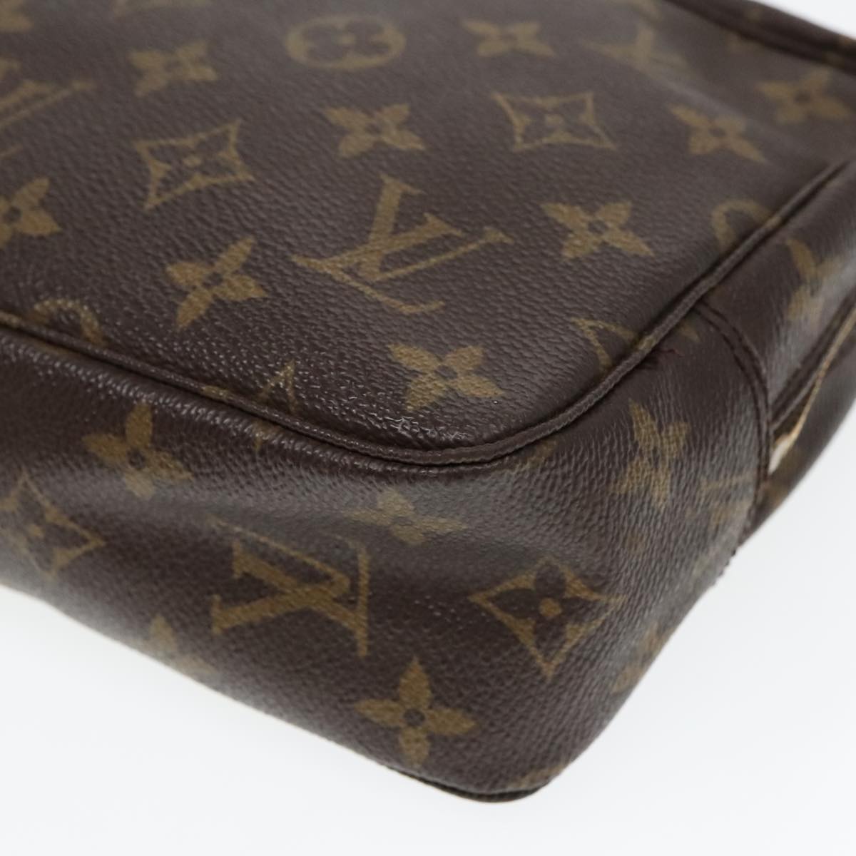 Louis Vuitton Truth Toilette 23 Brown Canvas Clutch Bag