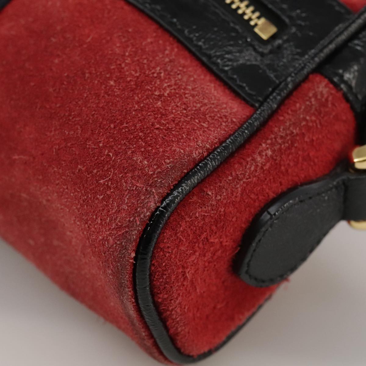 Gucci Ophidia Red Suede Shoulder Bag