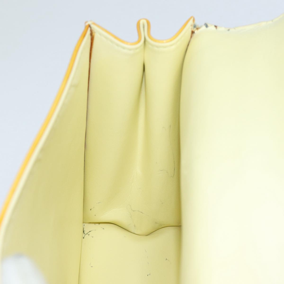 Louis Vuitton Spring Street Yellow Patent Leather Handbag