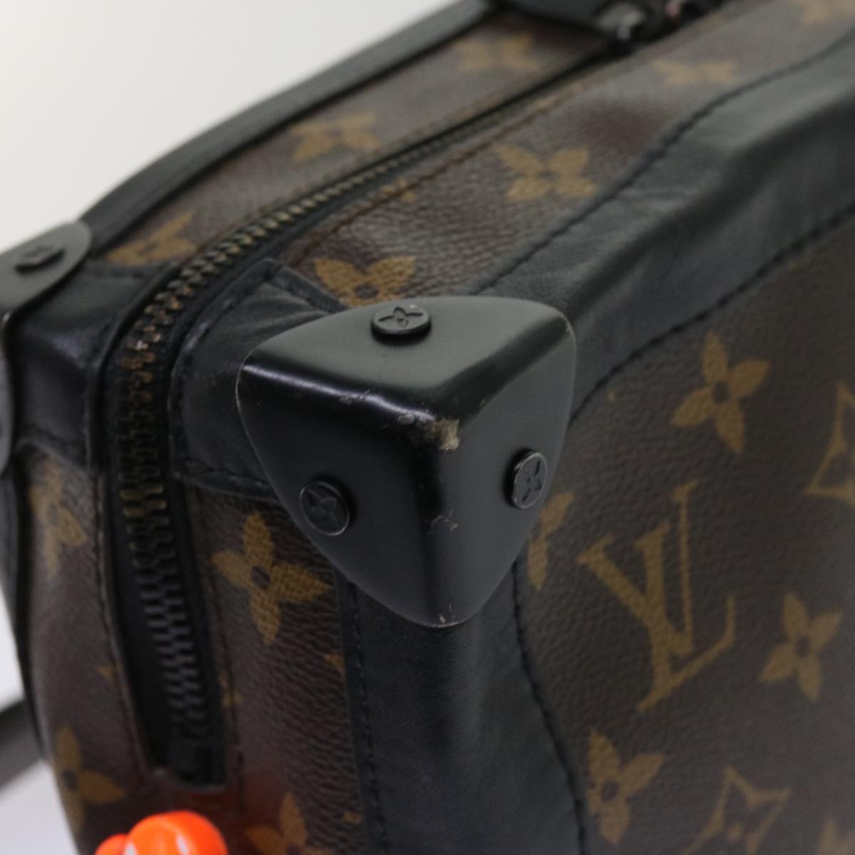 Louis Vuitton Trunk Brown Canvas Shoulder Bag
