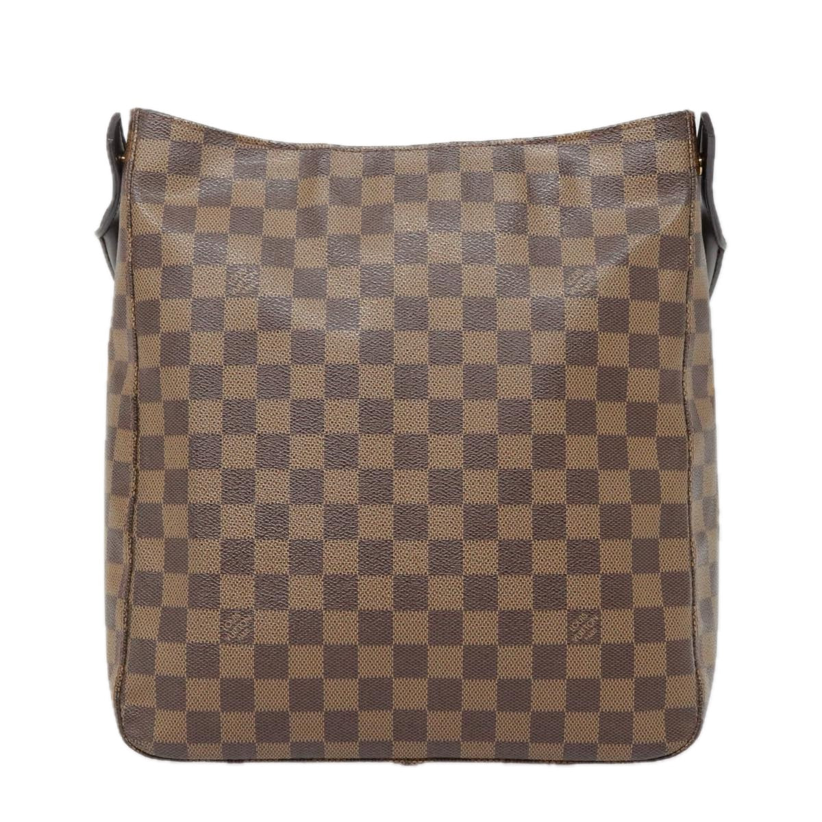 Louis Vuitton Looping Gm Brown Canvas Shoulder Bag