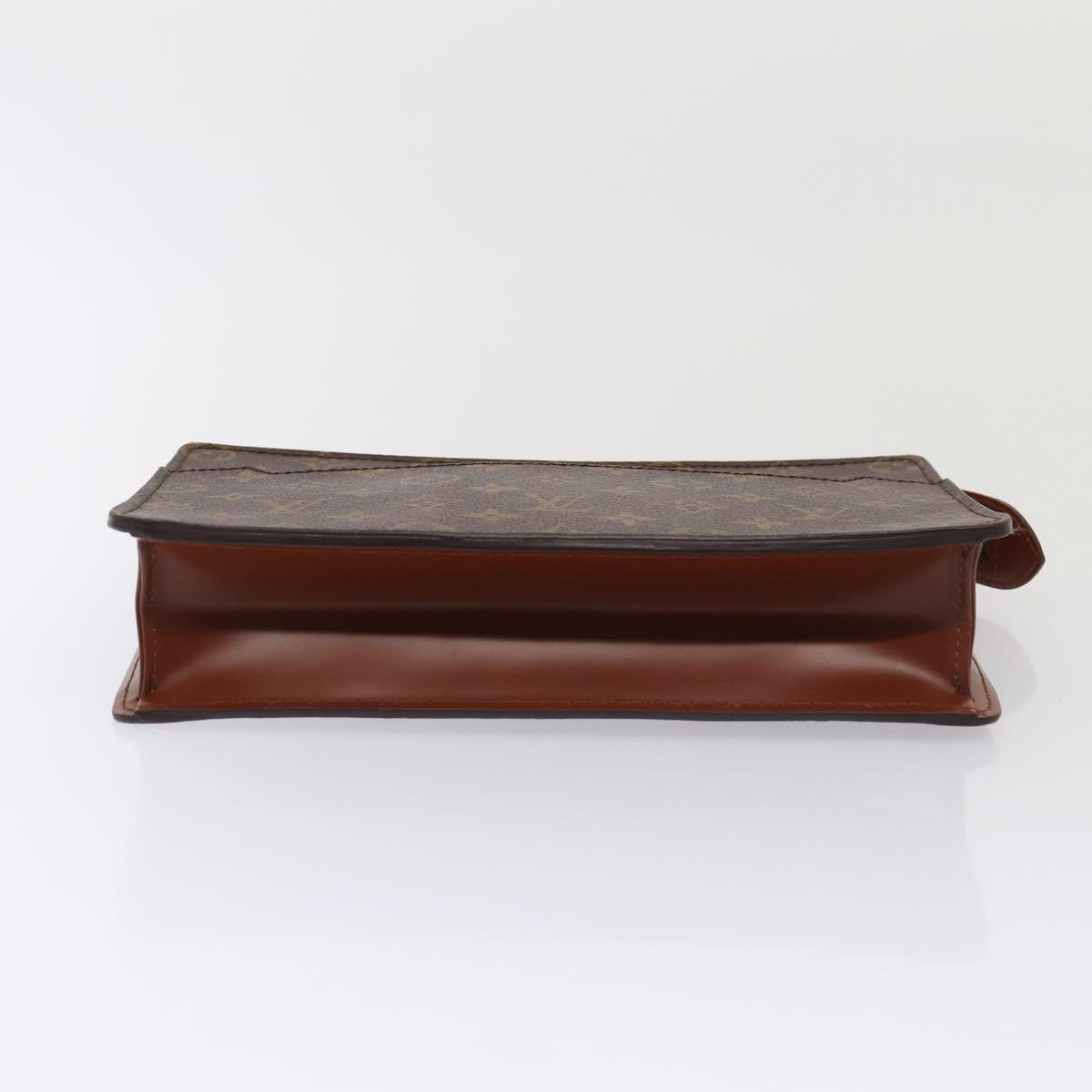 Louis Vuitton Pochette A4 Brown Canvas Clutch Bag