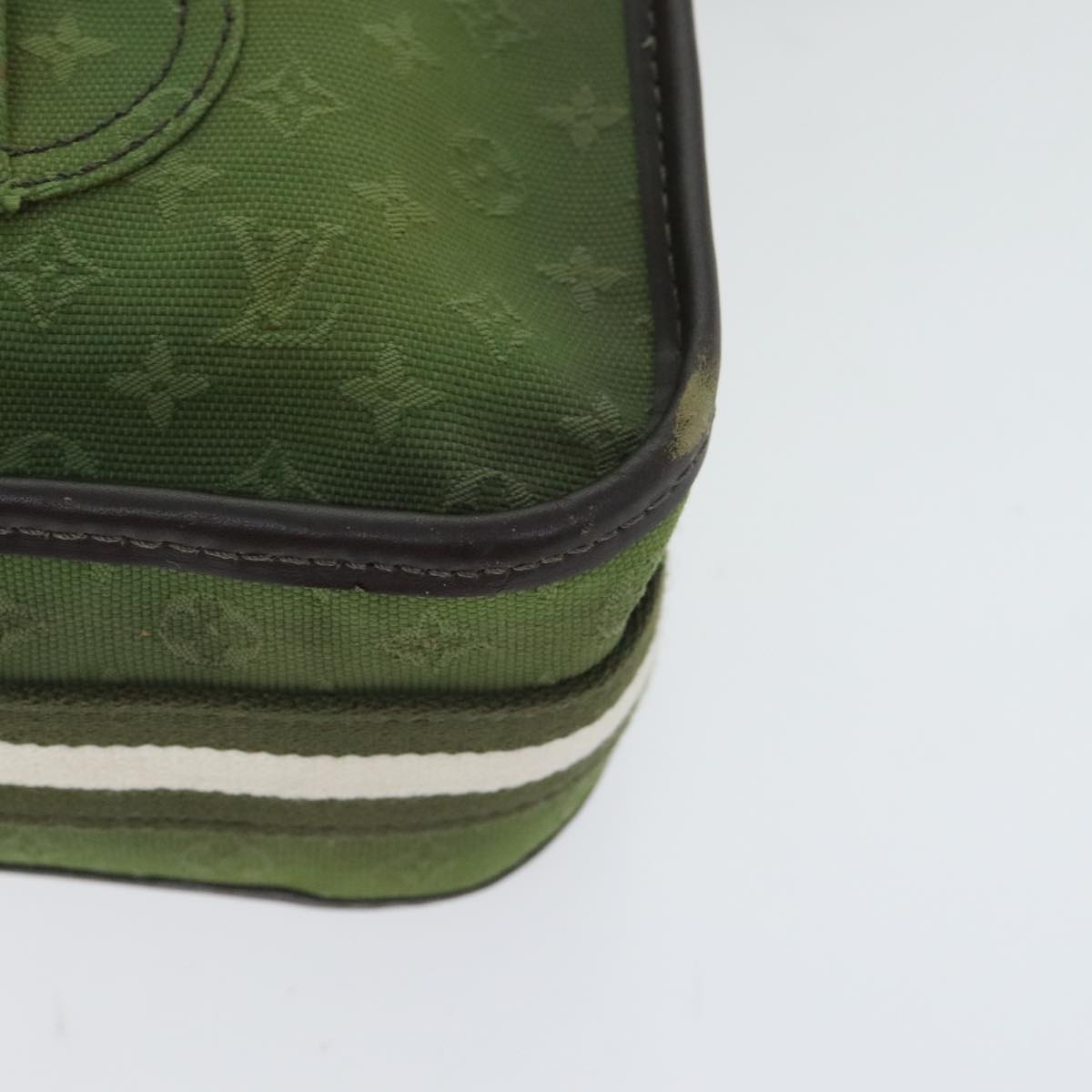 Louis Vuitton Mary Kate Green Canvas Shoulder Bag