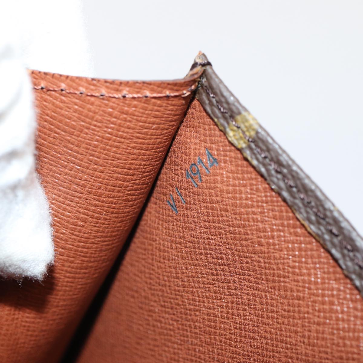 Louis Vuitton Pochette Rabat Brown Canvas Clutch Bag