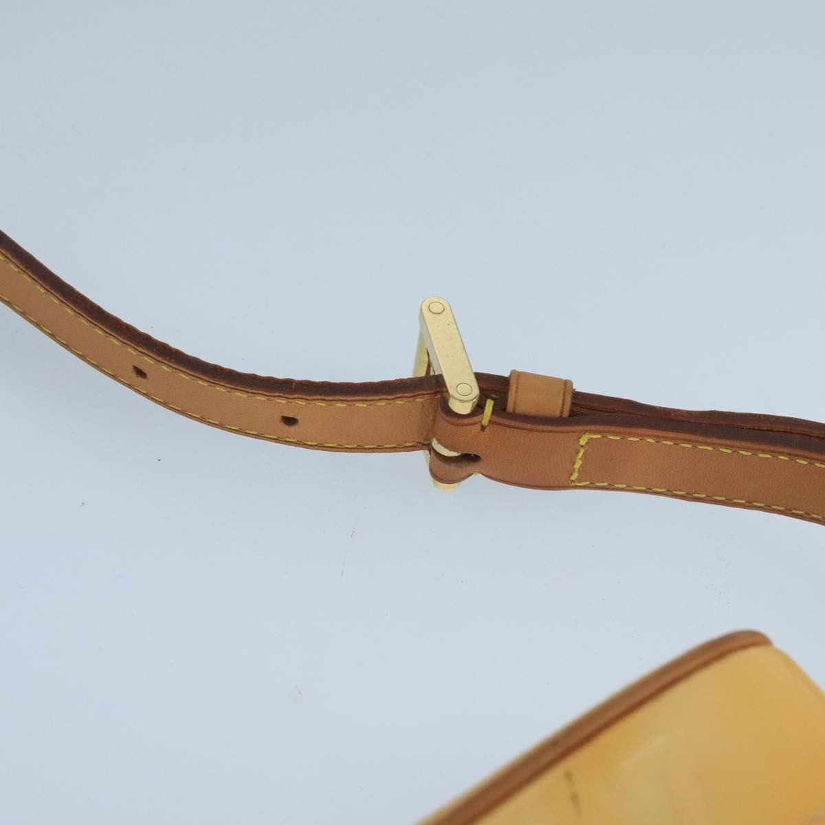 Louis Vuitton Sullivan Yellow Patent Leather Shoulder Bag