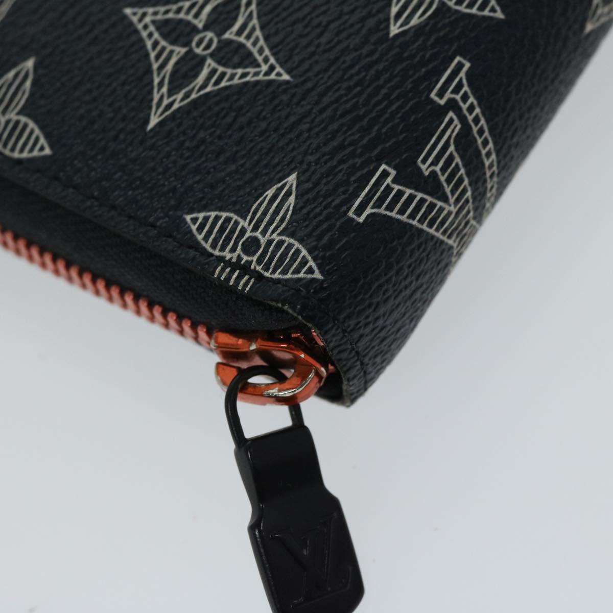 Louis Vuitton Zippy Organizer Black Canvas Wallet
