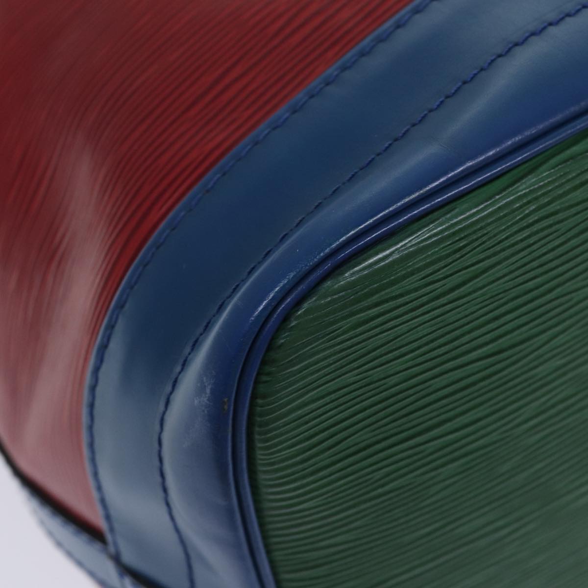 Louis Vuitton Noe Tricolore Red Leather Shoulder Bag