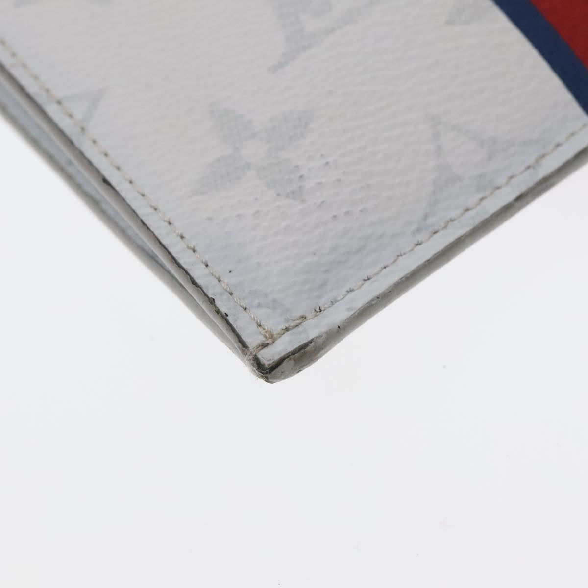 Louis Vuitton Jules White Canvas Clutch Bag