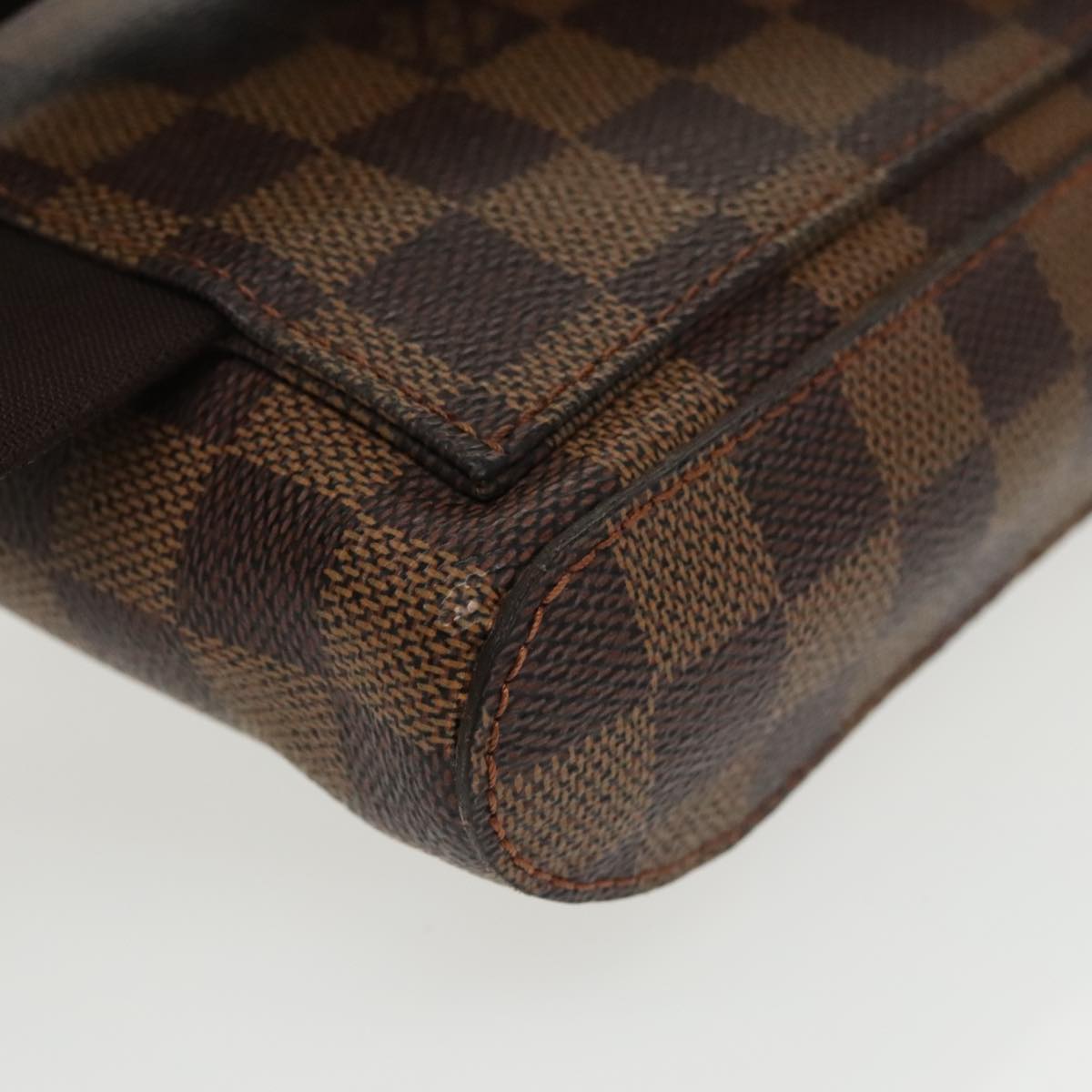 Louis Vuitton Geronimos Brown Canvas Shoulder Bag