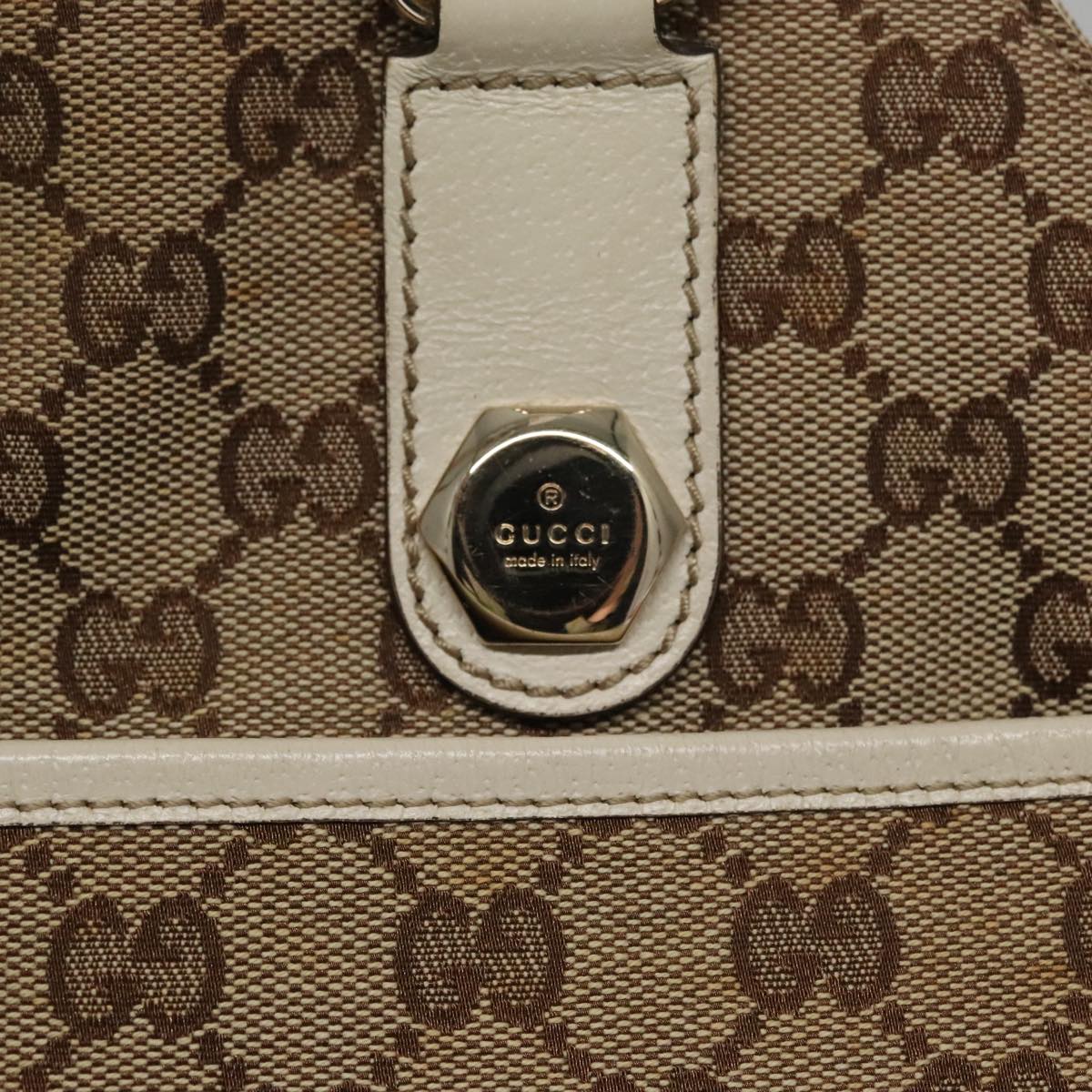 Gucci Charmy Beige Canvas Tote Bag