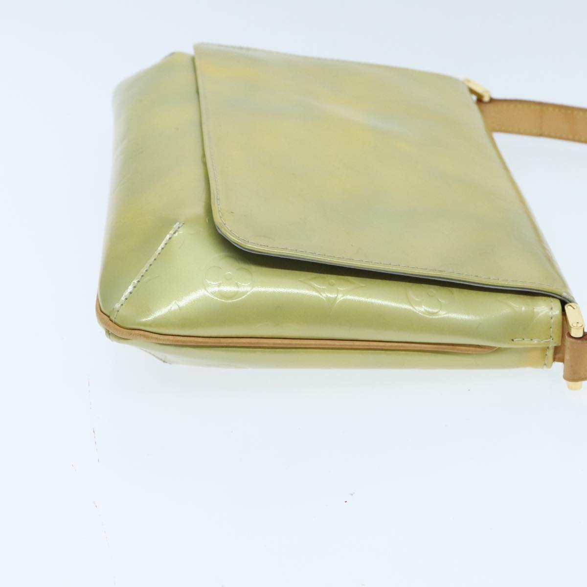 Louis Vuitton Thompson Street Green Patent Leather Shoulder Bag