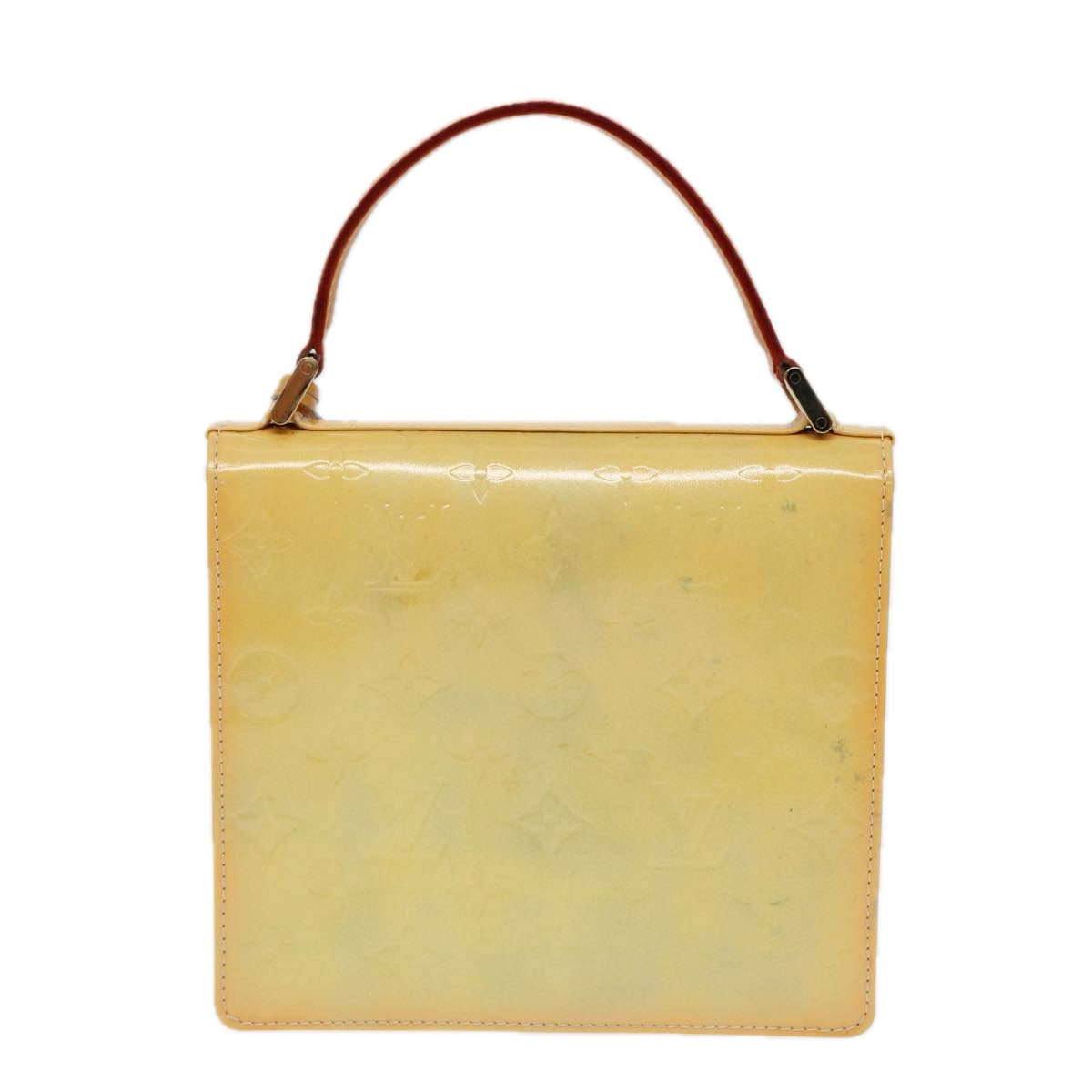 Louis Vuitton Spring Street Yellow Patent Leather Handbag