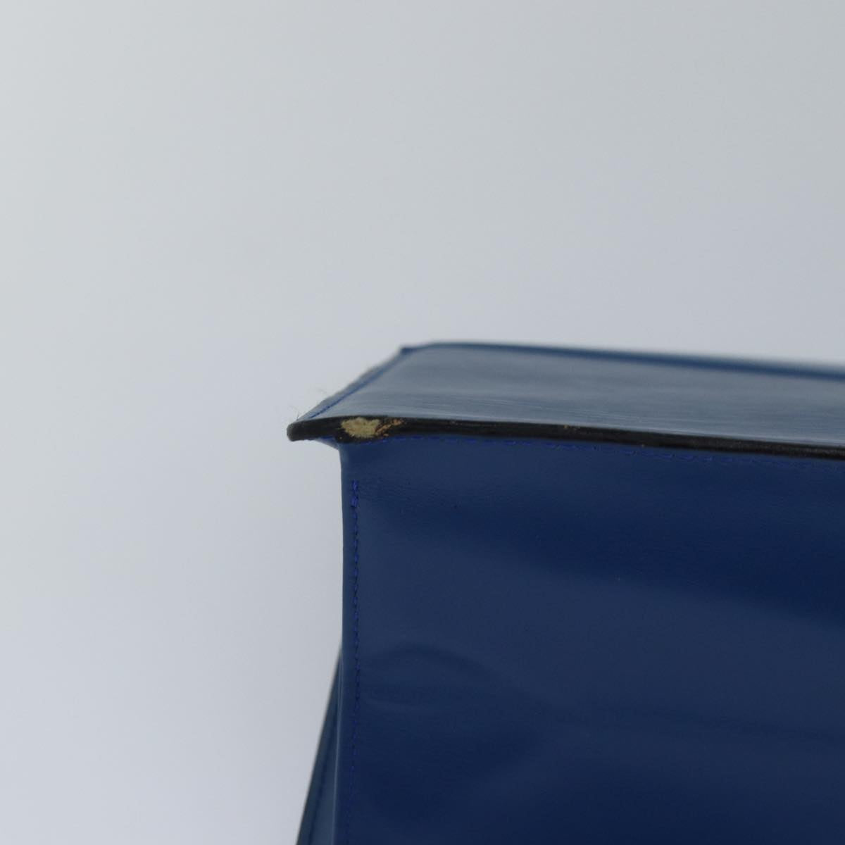 Louis Vuitton Trousse Makeup Blue Leather Clutch Bag