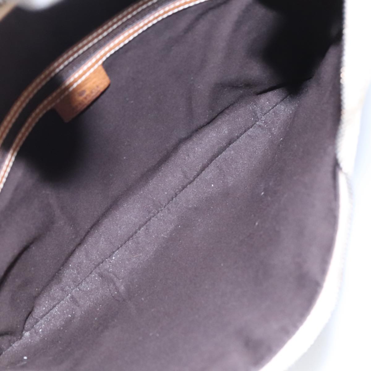 Gucci Hobo Beige Canvas Shoulder Bag
