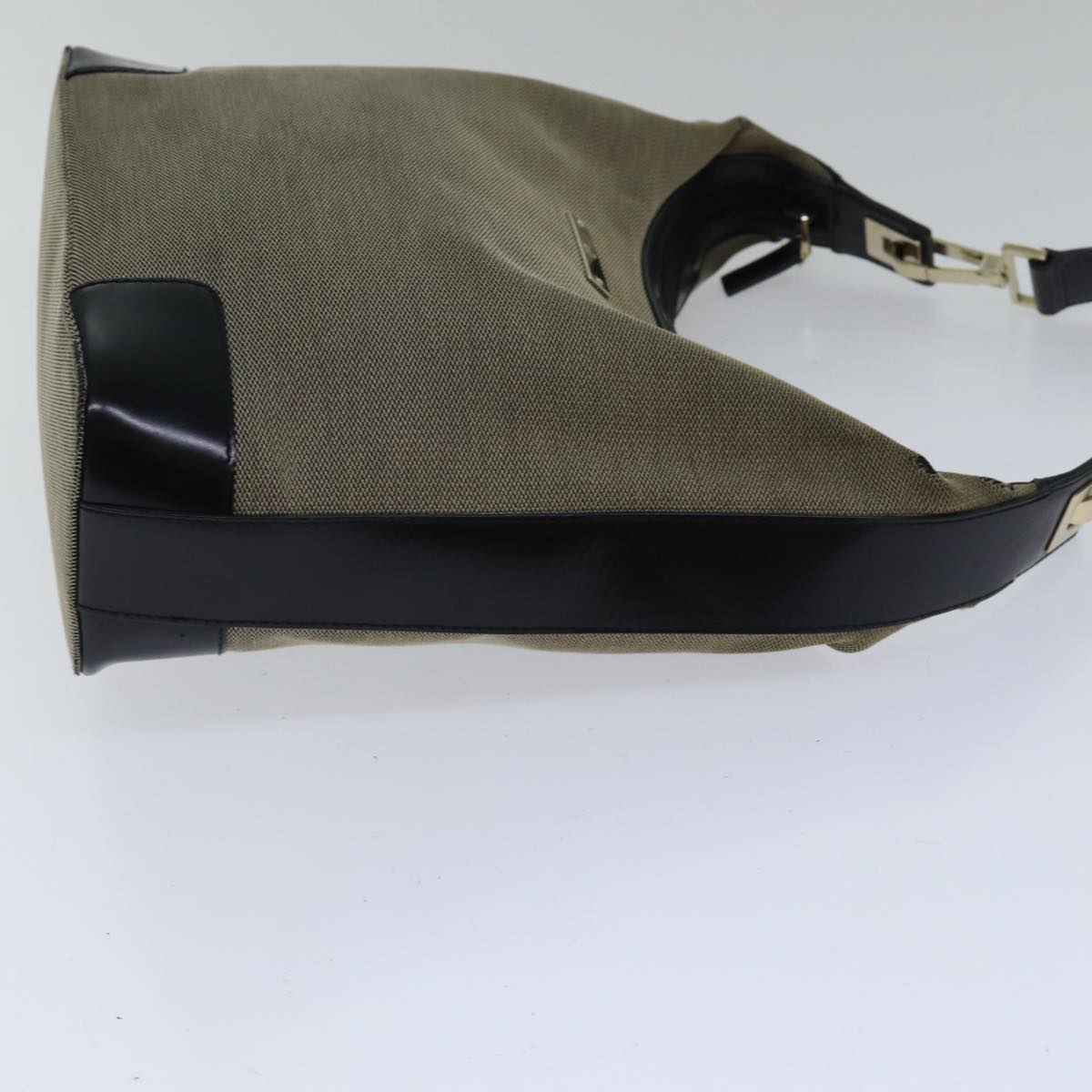 Gucci Jackie Beige Canvas Shoulder Bag