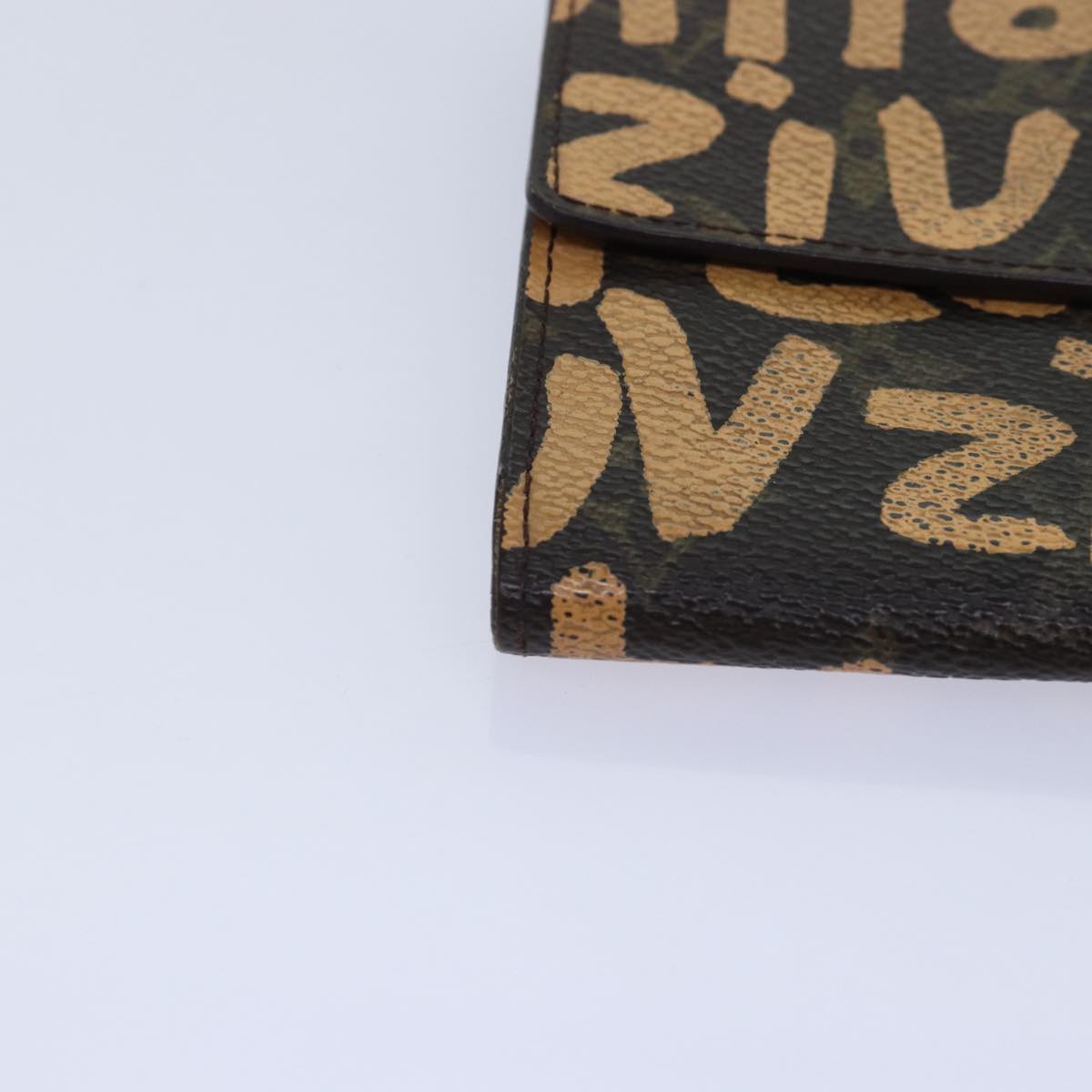 Louis Vuitton Sarah Brown Canvas Wallet