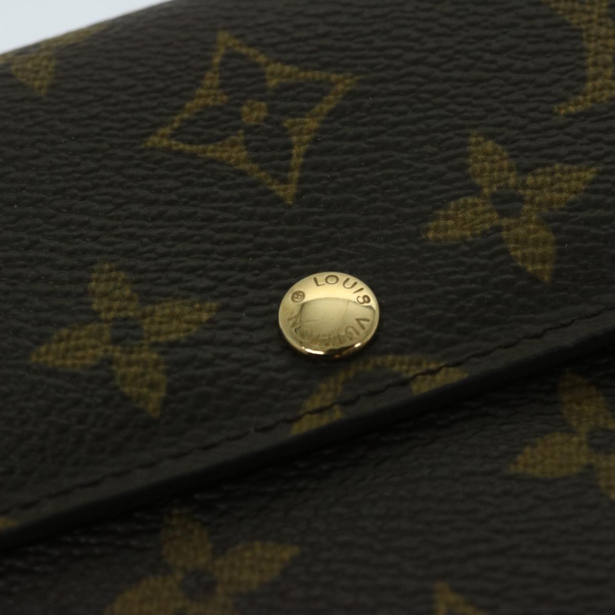 Louis Vuitton Portefeuille Sarah Brown Canvas Wallet