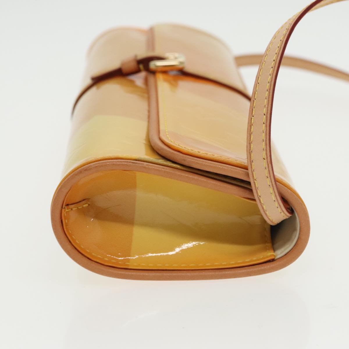 Louis Vuitton Fleur Yellow Patent Leather Shoulder Bag