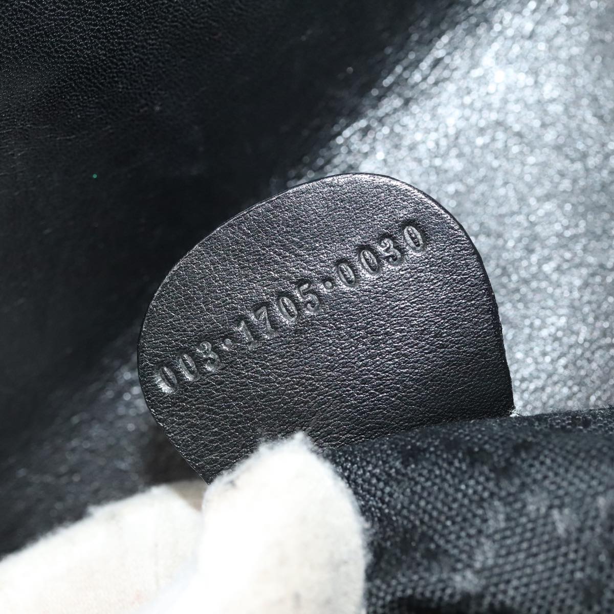 Gucci Bamboo Black Leather Backpack Bag