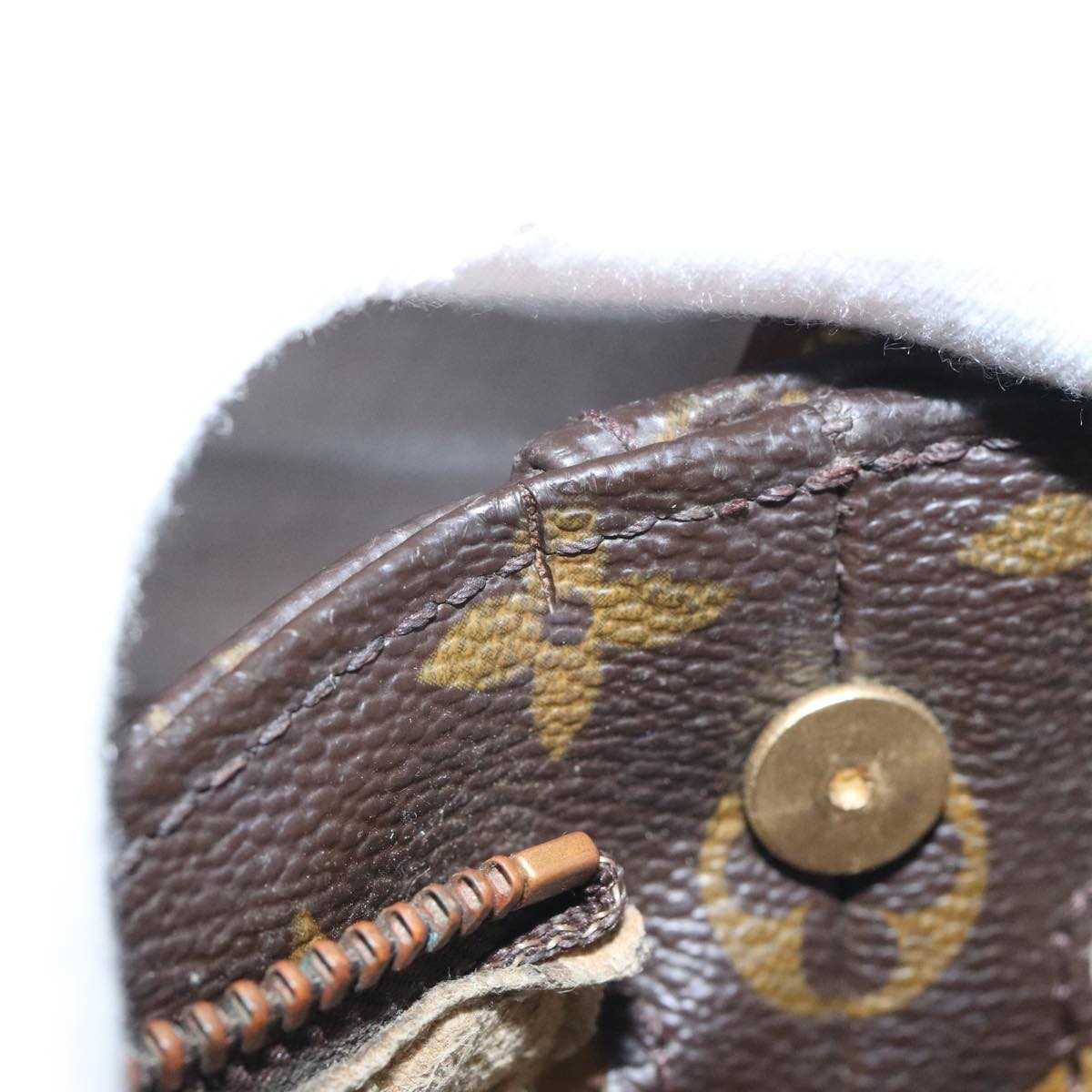 Louis Vuitton Looping Gm Brown Canvas Shoulder Bag