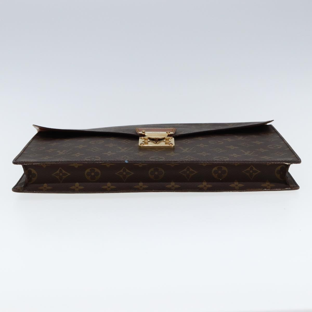 Louis Vuitton Senateur Brown Canvas Briefcase Bag
