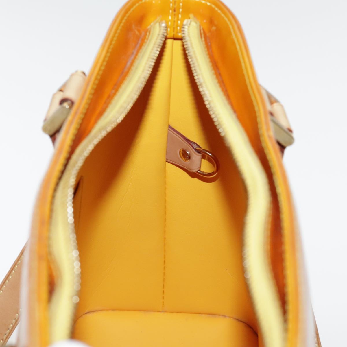 Louis Vuitton Houston Brown Patent Leather Handbag