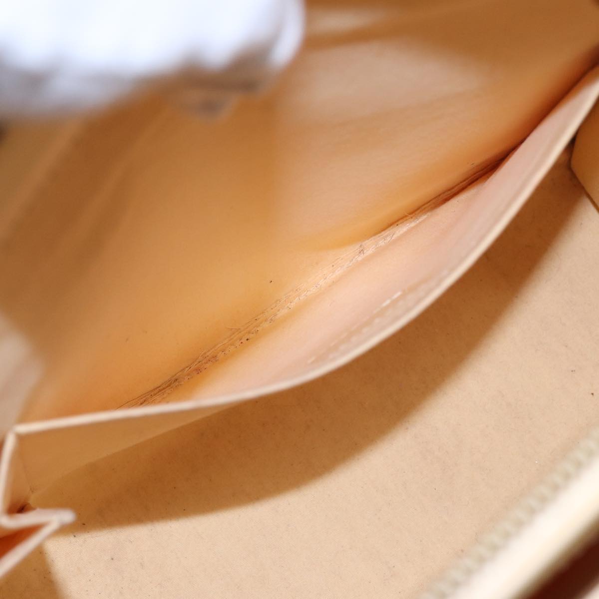Louis Vuitton Croisette Ecru Leather Tote Bag