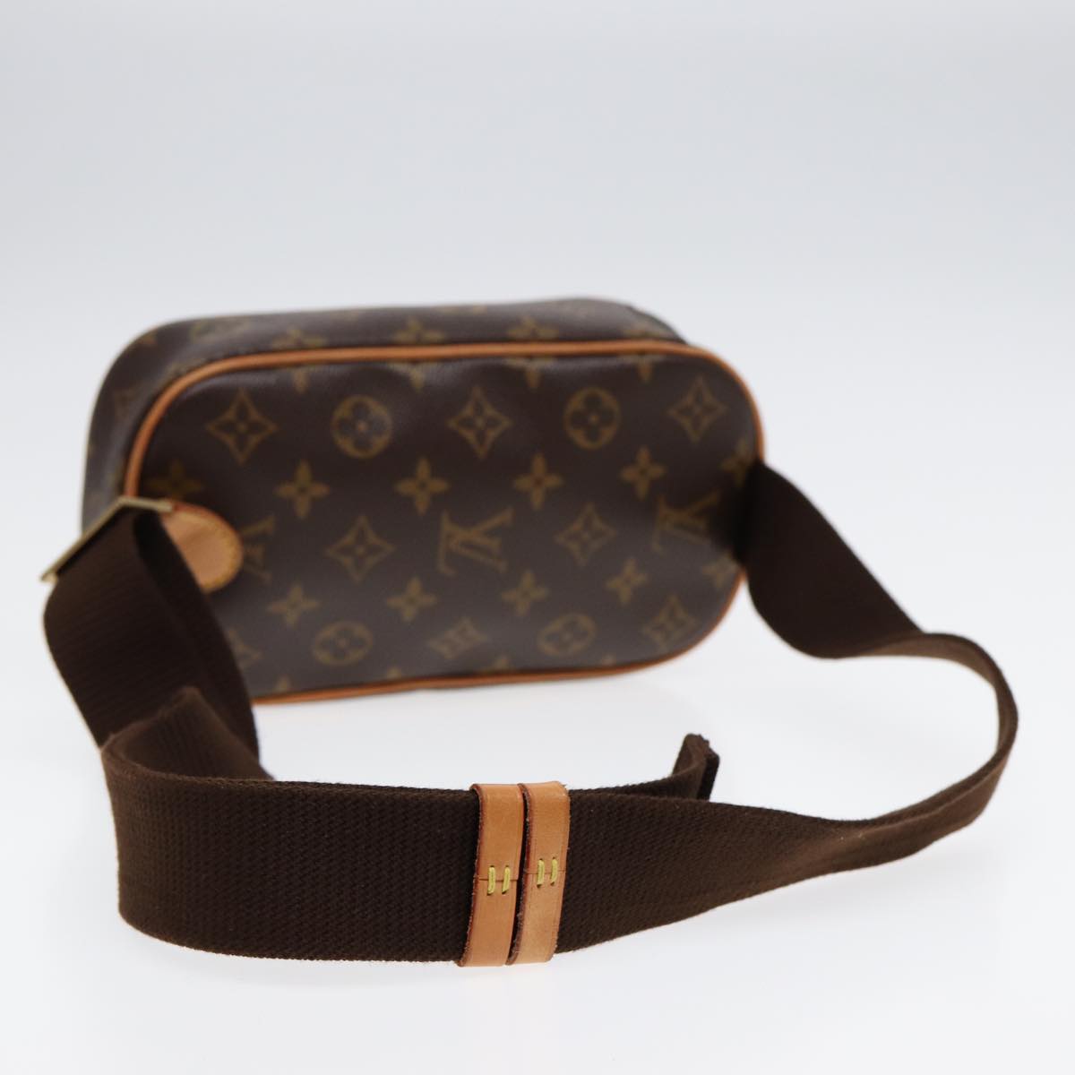 Louis Vuitton Gange Brown Canvas Clutch Bag