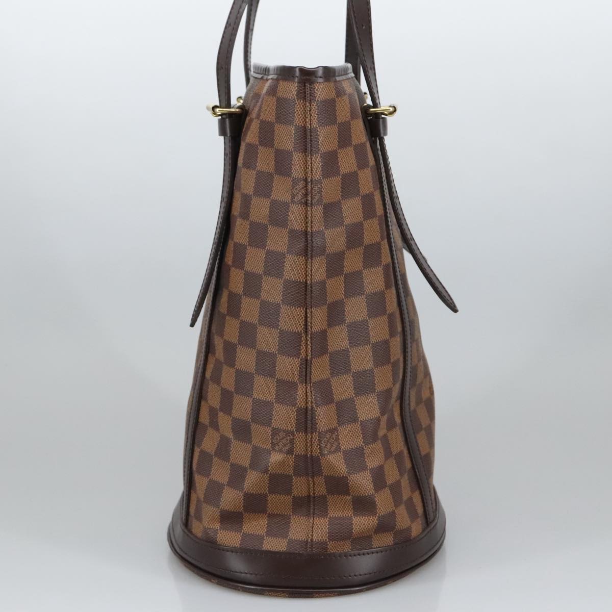 Louis Vuitton Bucket Gm Brown Canvas Shoulder Bag