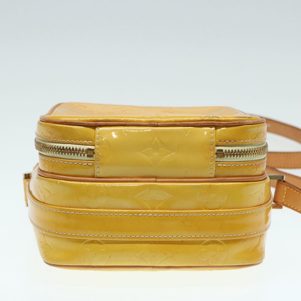 Louis Vuitton Wooster Yellow Patent Leather Shoulder Bag
