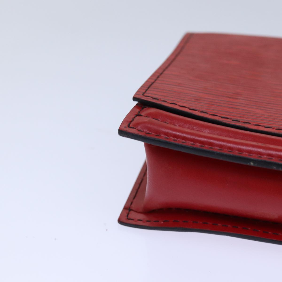 Louis Vuitton Tilsitt Red Leather Clutch Bag
