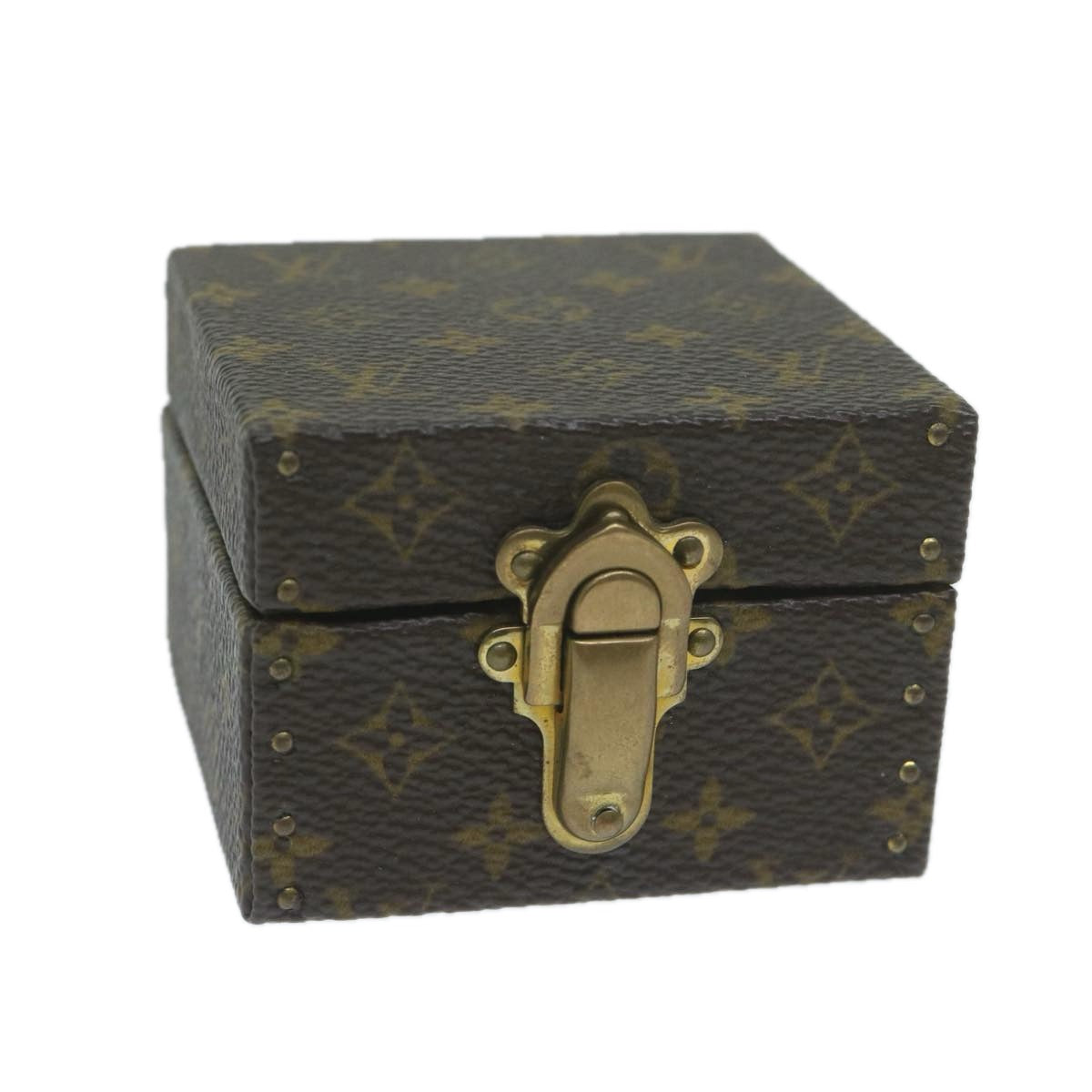 Louis Vuitton Jewelry Case Brown Canvas Jewelleryset Jewelry