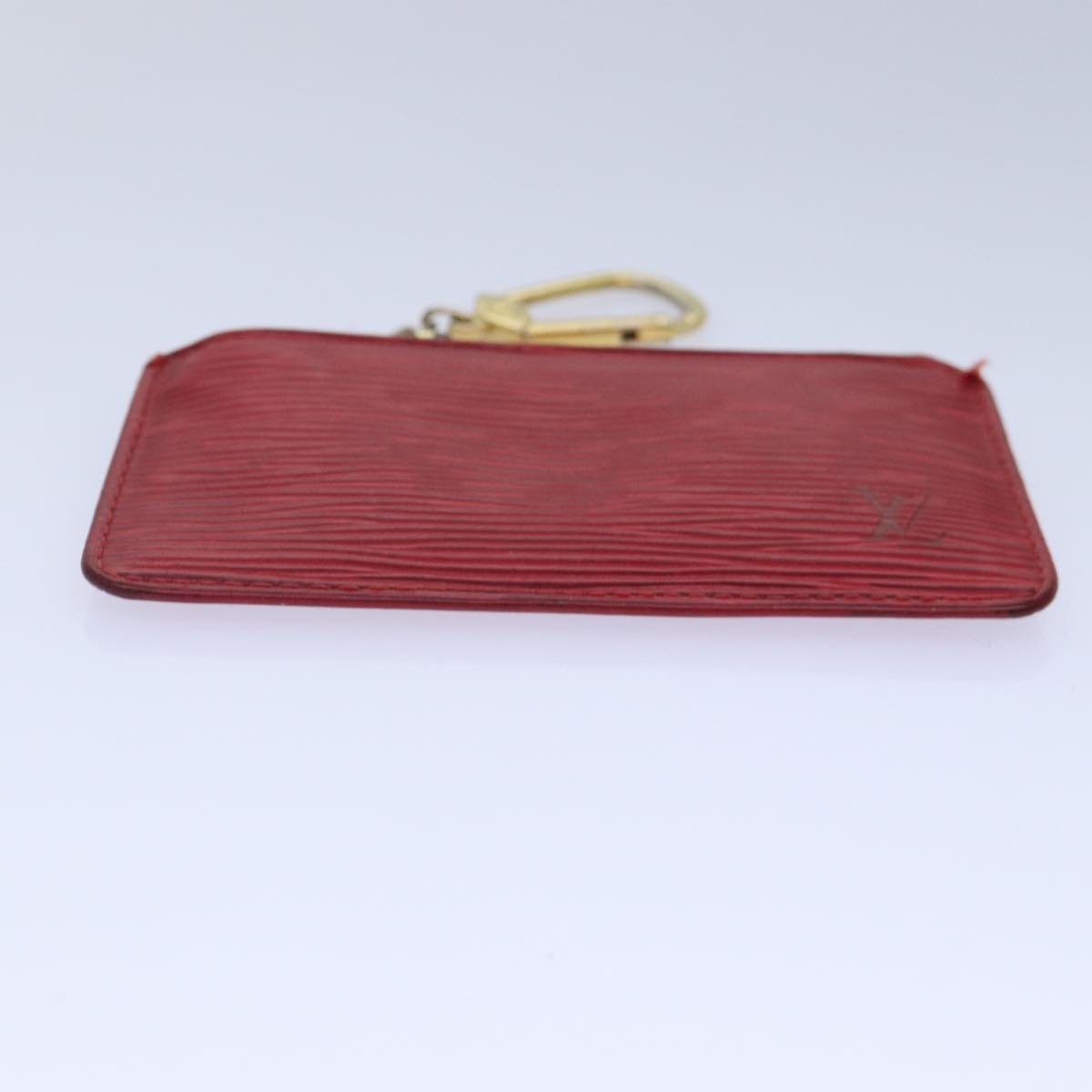 Louis Vuitton Pochette Clés Red Leather Wallet