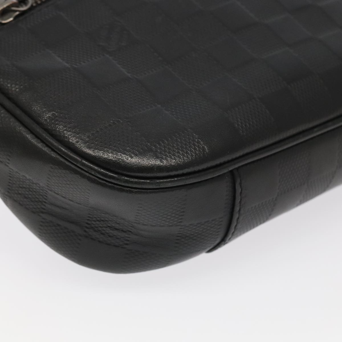 Louis Vuitton Ambler Black Leather Shoulder Bag