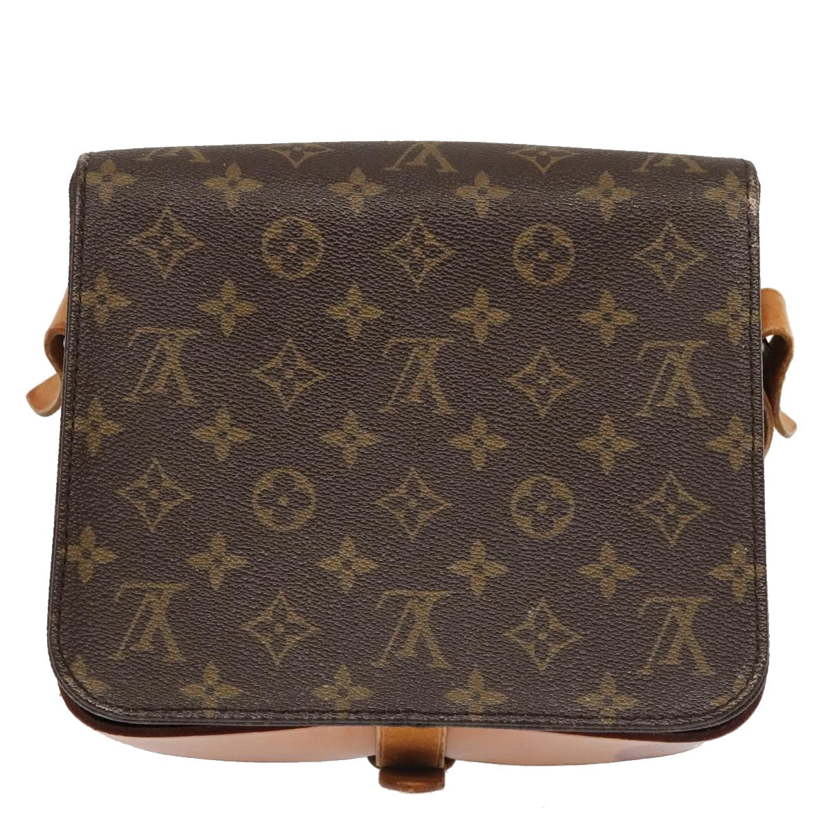 Louis Vuitton Cartouchière Brown Canvas Shoulder Bag
