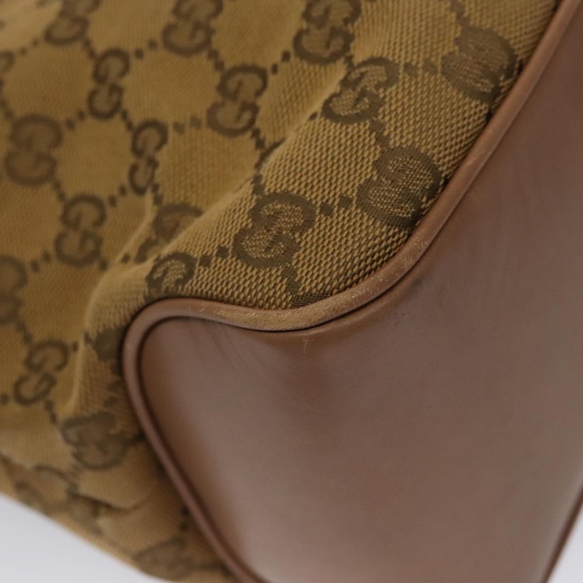 Gucci Gg Canvas Brown Canvas Shoulder Bag
